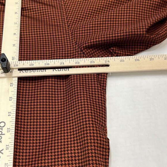 Sunice Mens M Nylon Lined‎ Pullover Waterproof Geometric 90s Pattern Rust 1/4 Bt - Picture 5 of 7